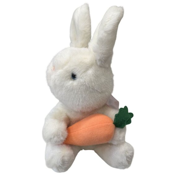 America Wego Vintage Sitting Bunny With Carrot 11.5" E1 109 Side Facing Easter - Picture 2 of 7